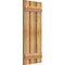 Ekena Millwork Spaced Board-n-Batten Shutters, Rough Sawn Western Red Cedar, 17 1/8W x 41H, PR RBS06S17X041RWR - alternate 2